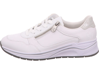 Rieker Damen Sneaker  in weiß-bunt-kombiniert