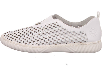 Rieker Damen Slipper  in weiß
