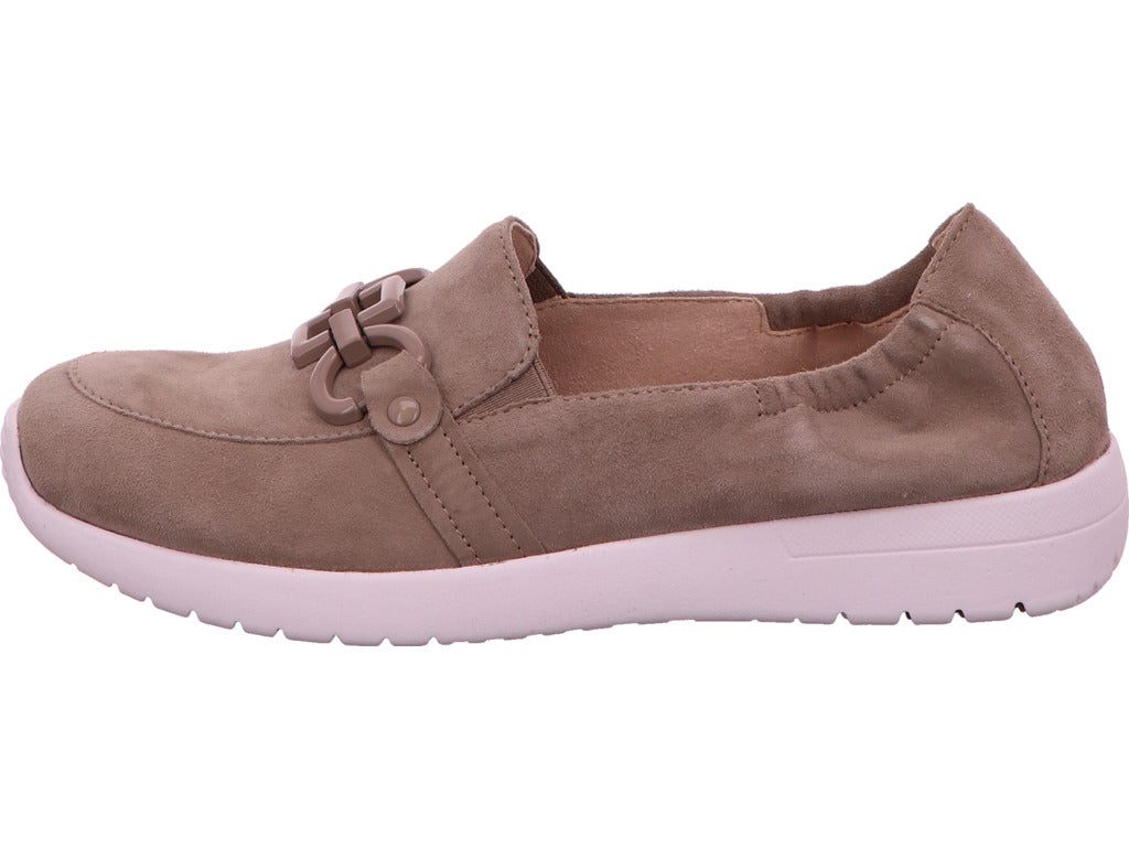 Caprice Damen Slipper  in dunkelbeige