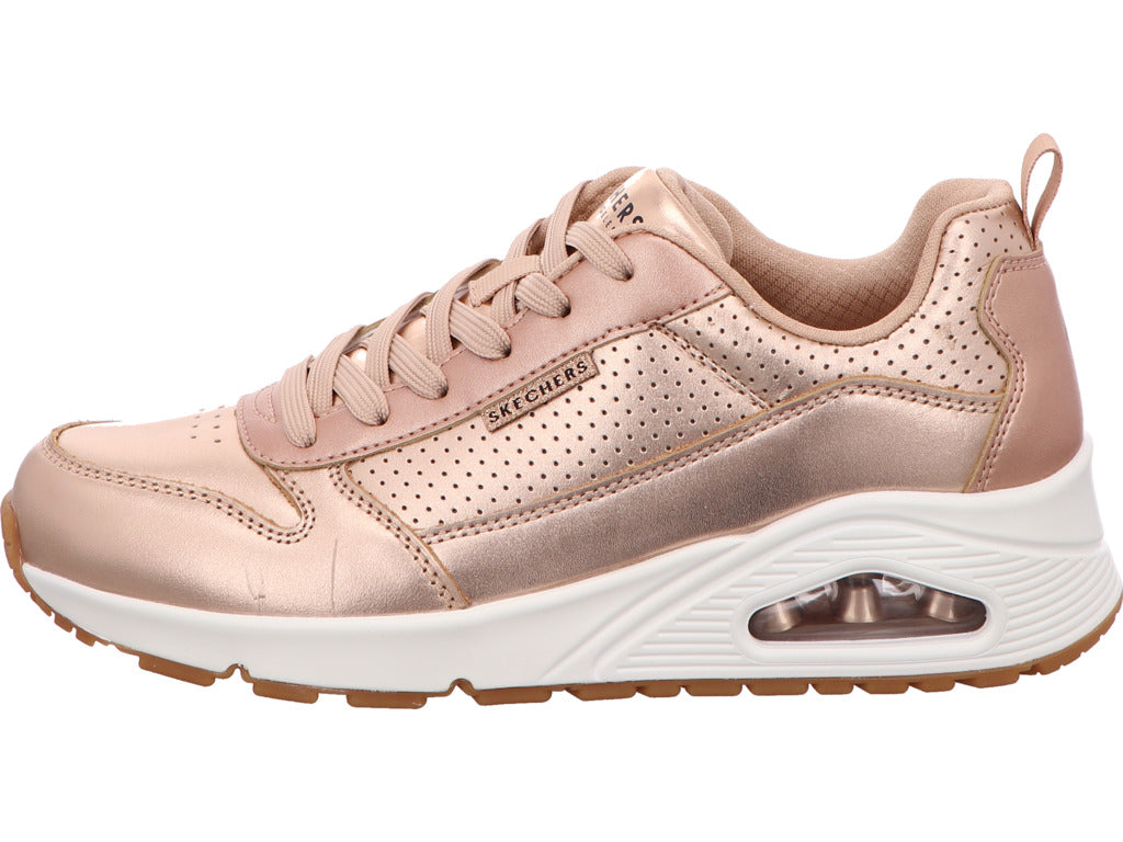 Skechers Damen Sneaker Uno - Metallixs in rose