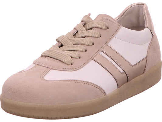 Gabor damessneakers in een beige-multicolor combinatie