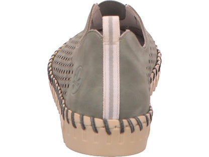 Rieker Damen Slipper  in grün