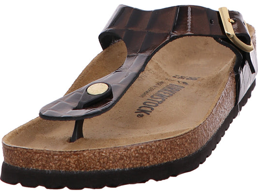 Birkenstock Damen Pantolette Gizeh Bs in schwarz