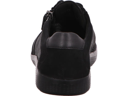 Waldläufer Damen Schnürschuh M-Ira in schwarz