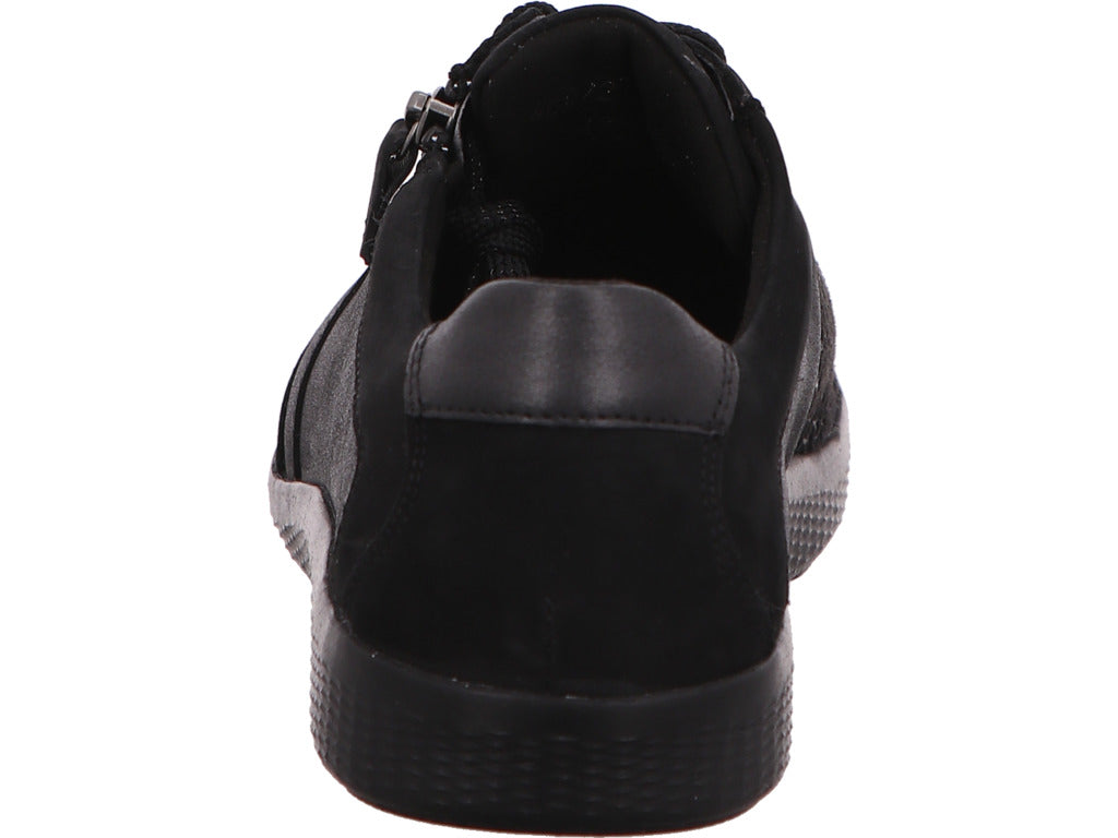 Waldläufer Damen Schnürschuh M-Ira in schwarz