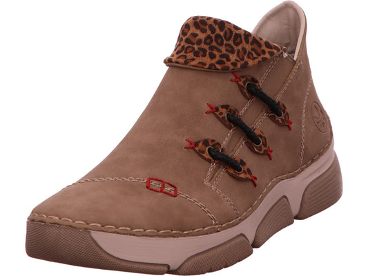 Rieker Damen Stiefel  in braun-kombiniert