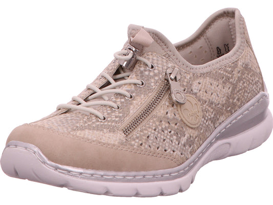 Rieker Damen Sneaker  in beige-bunt-kombiniert