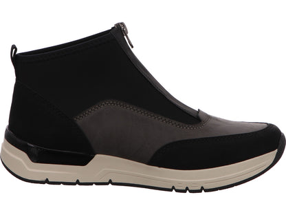 Rieker Damen Stiefel  in schwarz-bunt-kombiniert