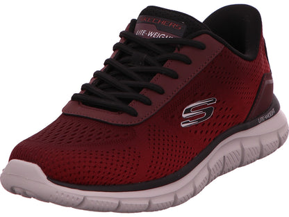 Skechers Herren Slipper Track Revno in rot