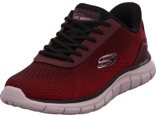 Skechers Herren Slipper Track Revno in rot