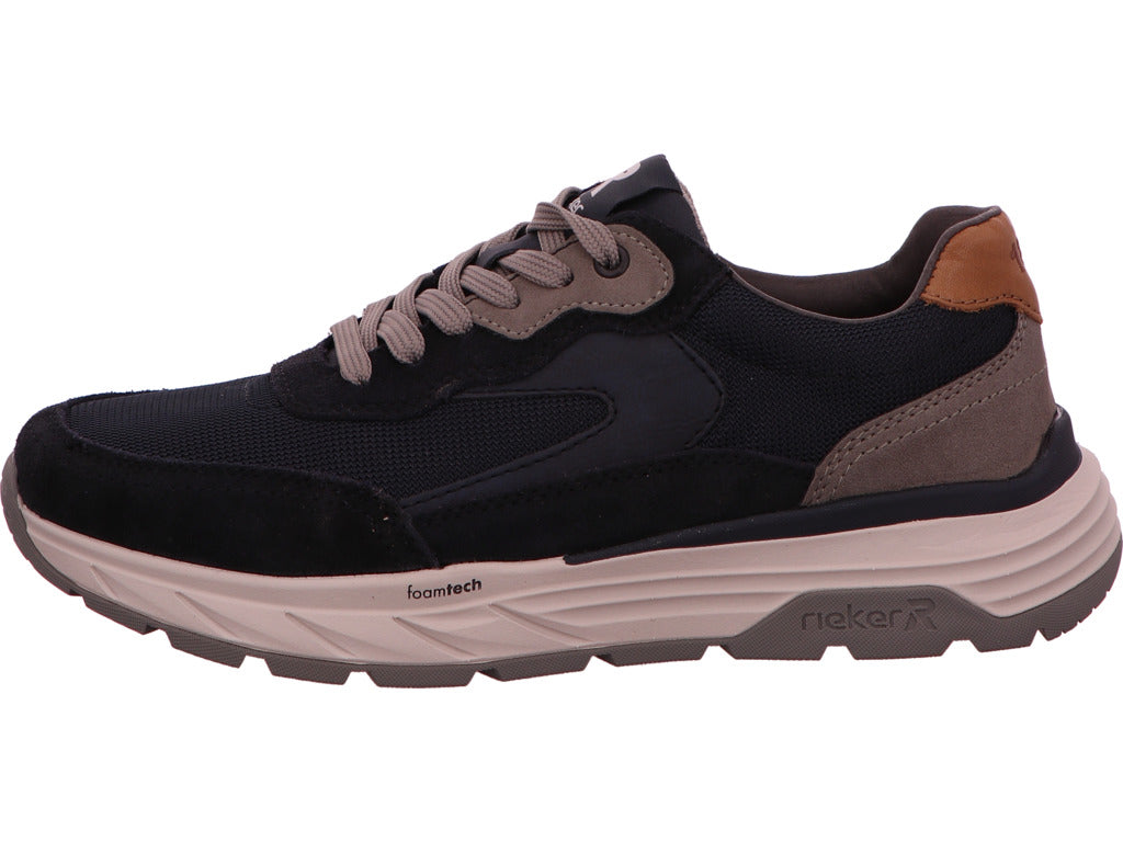 Rieker Herren Sneaker  in blau-bunt-kombiniert
