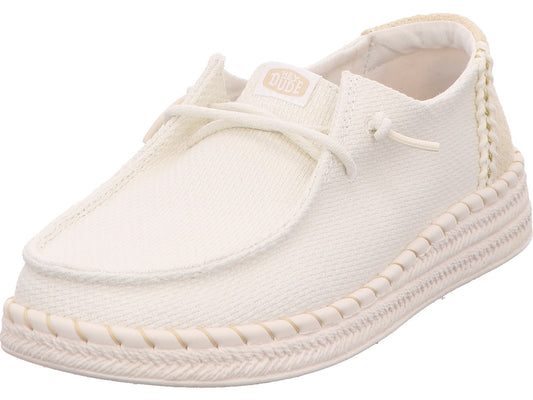 Hey Dude Damen Slipper Wendy Espadrille in weiß