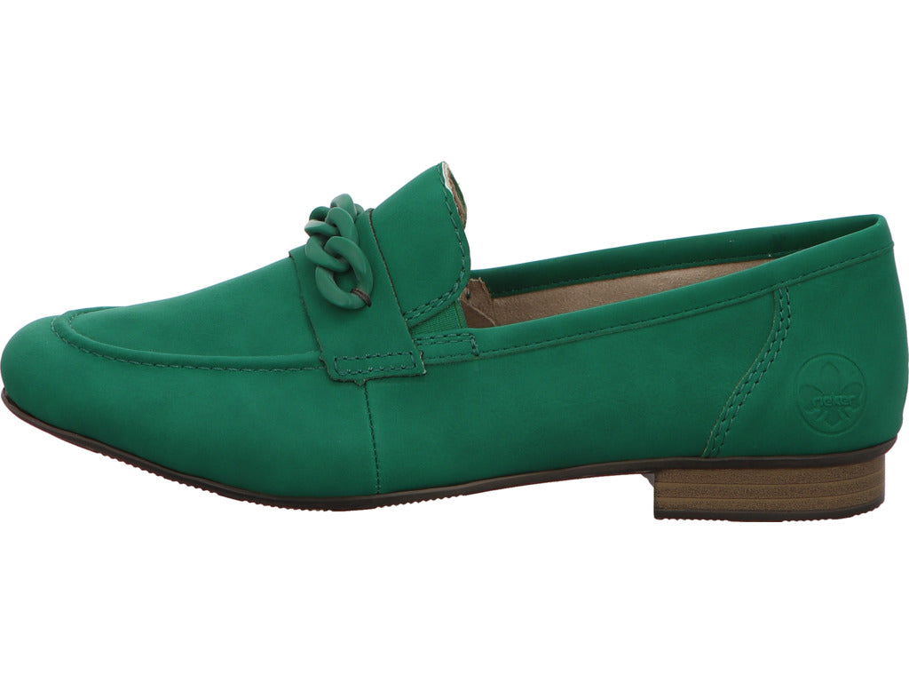 Rieker Damen Slipper  in grün