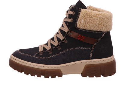 Rieker Damen Stiefel  in dunkelblau