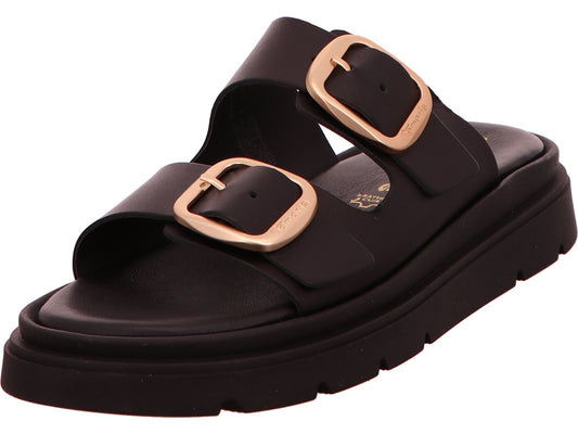 Tamaris Damen Pantolette  in schwarz