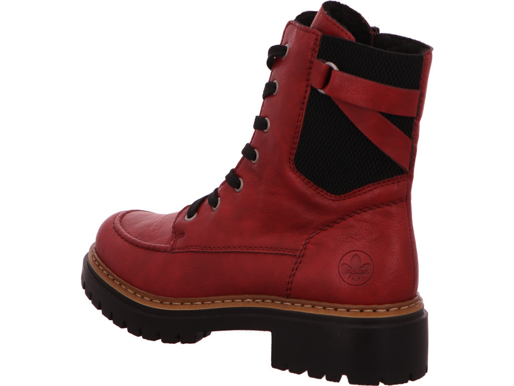 Rieker Damen Stiefel  in rot