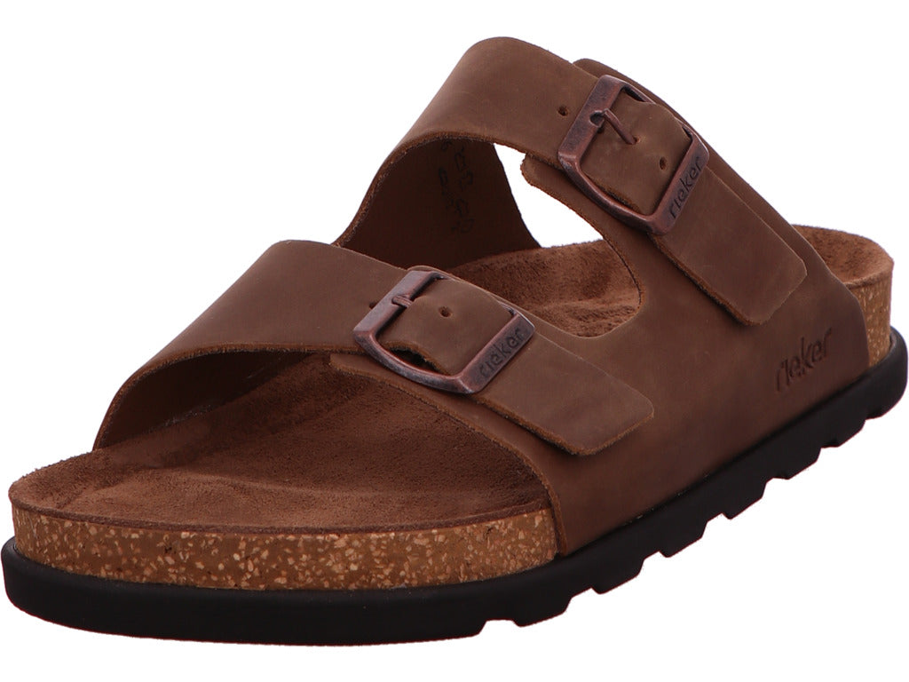 Rieker Herren Pantolette  in hellbraun