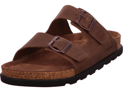 Rieker Herren Pantolette  in hellbraun