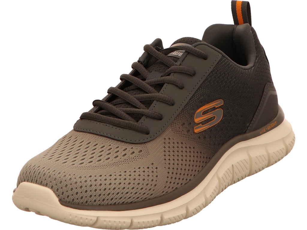Skechers Herren Slipper Track - Ripkent in oliv