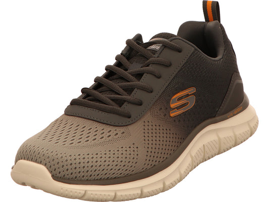 Skechers Herren Slipper Track - Ripkent in oliv