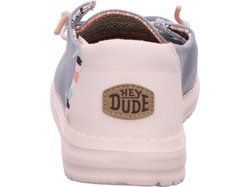 Hey Dude Damen Slipper Wendy Boho in hellblau