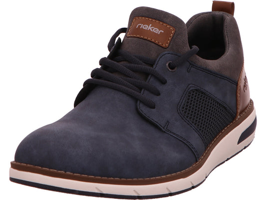 Rieker Herren Sneaker  in blau-bunt-kombiniert