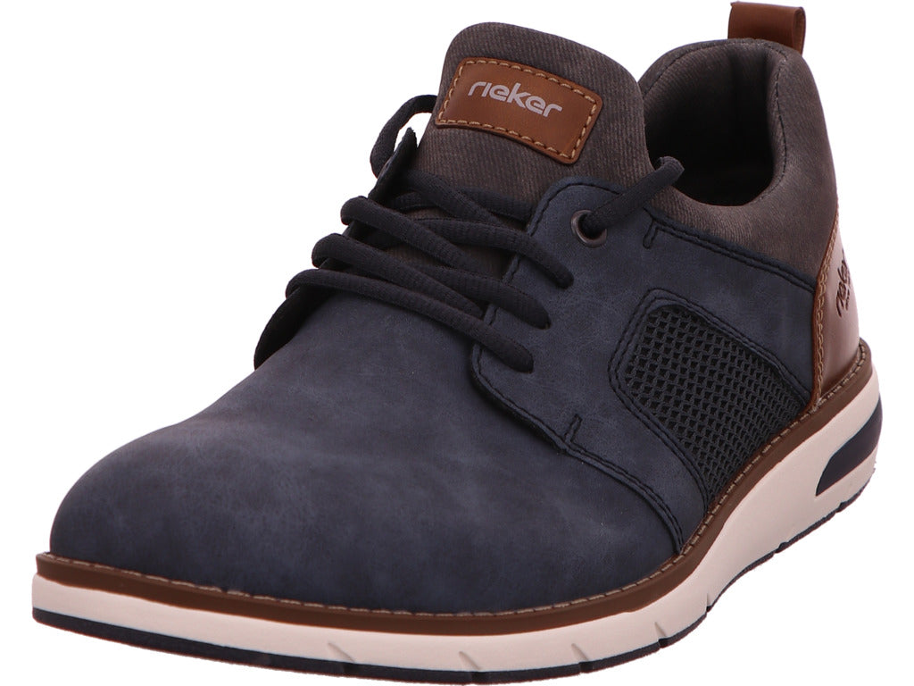 Rieker Herren Sneaker  in blau-bunt-kombiniert