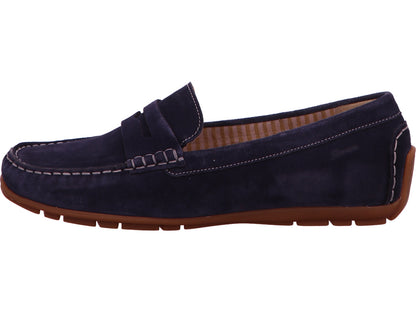 Sioux Damen Slipper Carmona-700 in dunkelblau