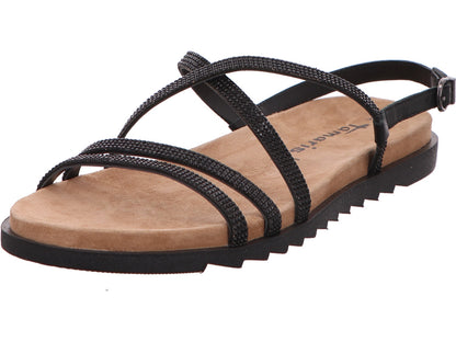Tamaris Damen Sandalette  in schwarz