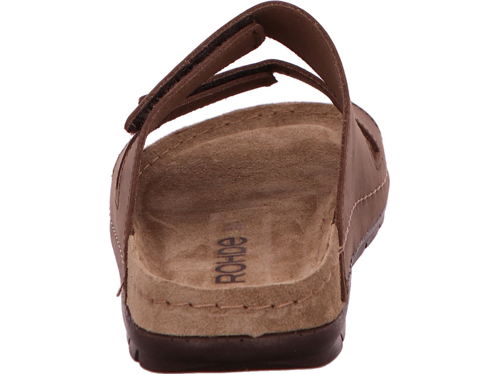Rohde Herren Pantolette Foggia-H in dunkelbraun