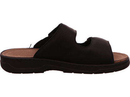 Rieker Herren Pantolette  in schwarz